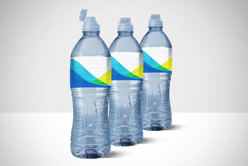 5L饮用水桶装水20L矿泉水饮料塑料瓶包装设计VI样机贴图PSD素材 淘宝网 平面素材